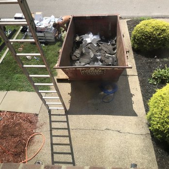 WM. Prescott Roofing & Remodeling - Debris dumpster - Roofing Near Me - Carnegie, Pennsylvania