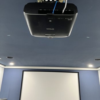 DL Installations & Interiors - Mounted projector and screen I had the wood and top part pre mounted - Home Theatre Installation Near Me DL Installations & Interiors - Mounted projector and screen I had the wood and top part pre mounted - Home Theatre Installation Near Me