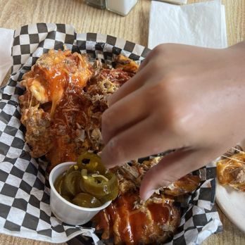 Indian Falls Log Cabin Restaurant - Loaded waffle fries - Burgers Near Me - Corfu, New York