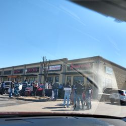 The Amaravati Indian Cuisine - When I saw this giant crowd outside on my 3rd try eating here I just drove away and ate at a competitor's. It was chaos, a free for all.