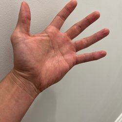 Pizza 24 - My empty hand after waiting for 40 minutes and coming away with nothing because the new ladies working here are THAT SLOW.