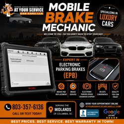 At Your Service Car Care - Five BBB Accredited Mobile Brake Mechanic