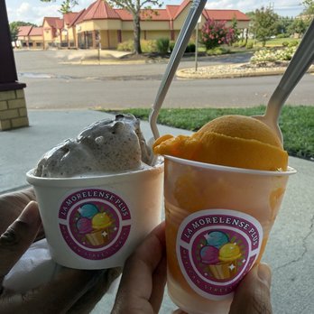 La Morenlense Plus - Chocolate abuelita ice cream and mango water ice - Mexican Near Me - Marlton, New Jersey La Morenlense Plus - Chocolate abuelita ice cream and mango water ice - Mexican Near Me - Marlton, New Jersey