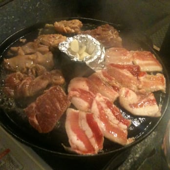 Jong Ga House - Our grill...love cooking my dinner! - Korean Near Me - Oakland, California