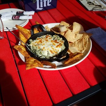Grumpy Goat Tavern - This is there spinach and artichoke dip. I definitely recommend this appetizer. Great portion size and awesome flavor! - Pubs Near Me - Des Moines, Iowa Grumpy Goat Tavern - This is there spinach and artichoke dip. I definitely recommend this appetizer. Great portion size and awesome flavor! - Pubs Near Me - Des Moines, Iowa