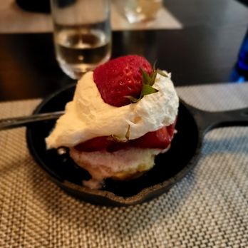 Fourk Kitchen - Folsom - Strawberry Shortcake on a biscuit - New American Near Me - Folsom, California Fourk Kitchen - Folsom - Strawberry Shortcake on a biscuit - New American Near Me - Folsom, California