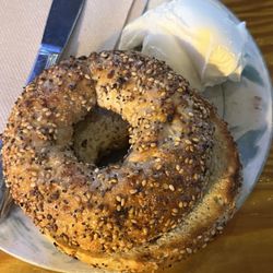 Wander - Everything bagel with cream cheese