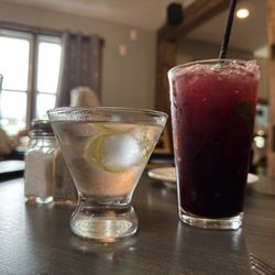 The Family Table - Mixed Berry Spritzer & Tito's Martini