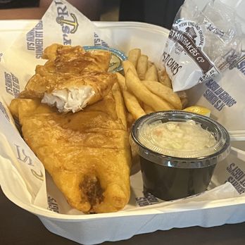 Iggy's Doughboys & Chowder House - Fish and chips! The cod was great. - Seafood Near Me - Narragansett, Rhode Island Iggy's Doughboys & Chowder House - Fish and chips! The cod was great. - Seafood Near Me - Narragansett, Rhode Island
