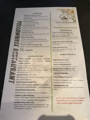Menu photo 2 Yellow Brix Restaurant Carlsbad, NM Menu photo 2 Yellow Brix Restaurant Carlsbad, NM