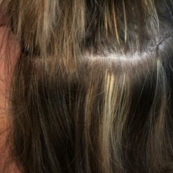 Gio Mari Salon - This makes NO sense. one highlight and nothing else to the left. ????
