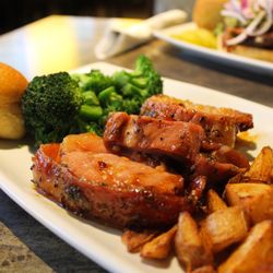 Drakes Fine Food & Spirits - Bacon-wrapped Pork Loin Dinner