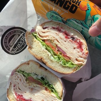 Bara's Deli - Gobbler with garlic aioli and red onions - Delis Near Me - San Leandro, California Bara's Deli - Gobbler with garlic aioli and red onions - Delis Near Me - San Leandro, California
