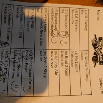 Two Roads Brewing - 2nd sampler - Breweries Near Me - Stratford, Connecticut Two Roads Brewing - 2nd sampler - Breweries Near Me - Stratford, Connecticut