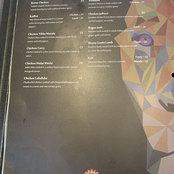 Oh Bombay - Non veg main menu - Indian Near Me - Toronto, Ontario