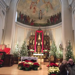 Assumption Catholic Church - Beautifully adorned for Christmas!
