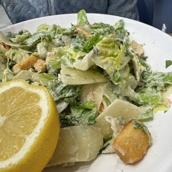 Just Salad - Caesar salad with regular dressing and a lemon - Salad Near Me - Plainview, New York