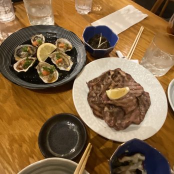 Imanas Tei - Oysters, grilled beef tongue, wasabi tako - Sushi Bars Near Me - Honolulu, Hawaii