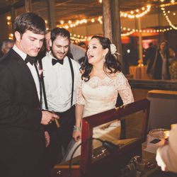 Cigar Row Events - Groom choosing a cigar from our onsite roller