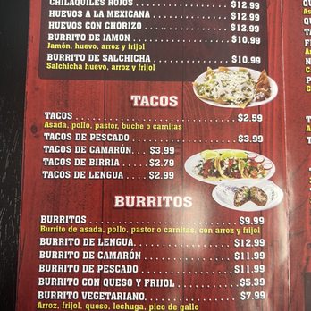 Tacos La Piedad - Menu - Tacos Near Me - Riverside, California
