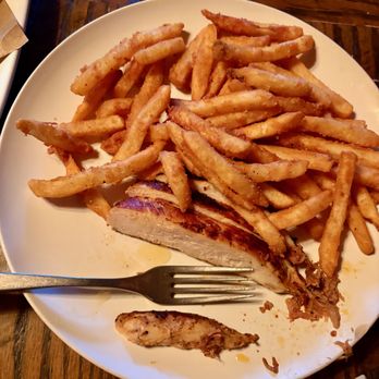 The Cats Restaurant - Kid's chicken and fries (Half eaten) - Barbeque Near Me - Los Gatos, California The Cats Restaurant - Kid's chicken and fries (Half eaten) - Barbeque Near Me - Los Gatos, California