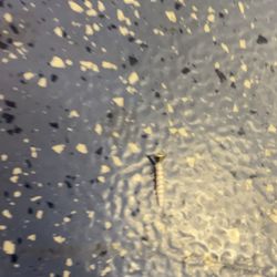 Kaiser Permanente Medical Center - Screw that was on the floor of our freshly cleaned ER tape Room