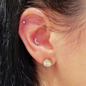 STUDS - New Conch piercing and Studs corrected my old, healed Helix that was too small of a gauge - Jewelry Near Me - San Diego, California STUDS - New Conch piercing and Studs corrected my old, healed Helix that was too small of a gauge - Jewelry Near Me - San Diego, California