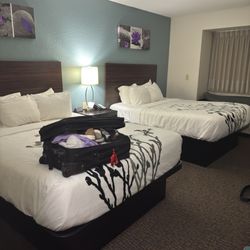 Two comfortable Queen beds.