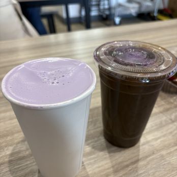 Banh & Butter Bakery Cafe - Ube foam latte & ube foam cold brew - Bakeries Near Me - Aurora, Colorado