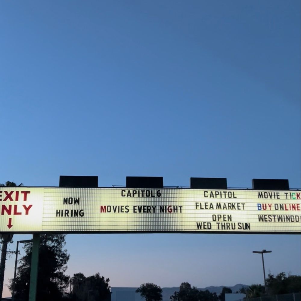 Drive-In Capitol 6 - Entrance - Drive-In Theater Near Me - San Jose, California