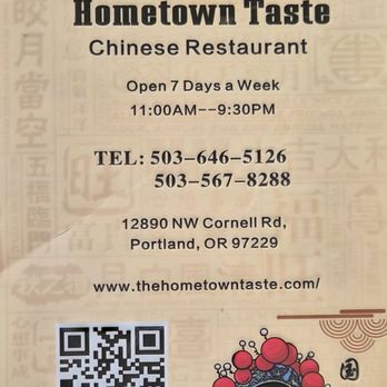 Hometown Taste - Menu April 2026 - Chinese Near Me - Portland, Oregon Hometown Taste - Menu April 2026 - Chinese Near Me - Portland, Oregon