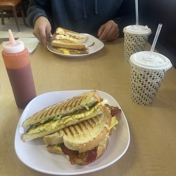 Sausalido Cafe - Breakfast Panini with Bacon - Thai Near Me - Torrance, California Sausalido Cafe - Breakfast Panini with Bacon - Thai Near Me - Torrance, California