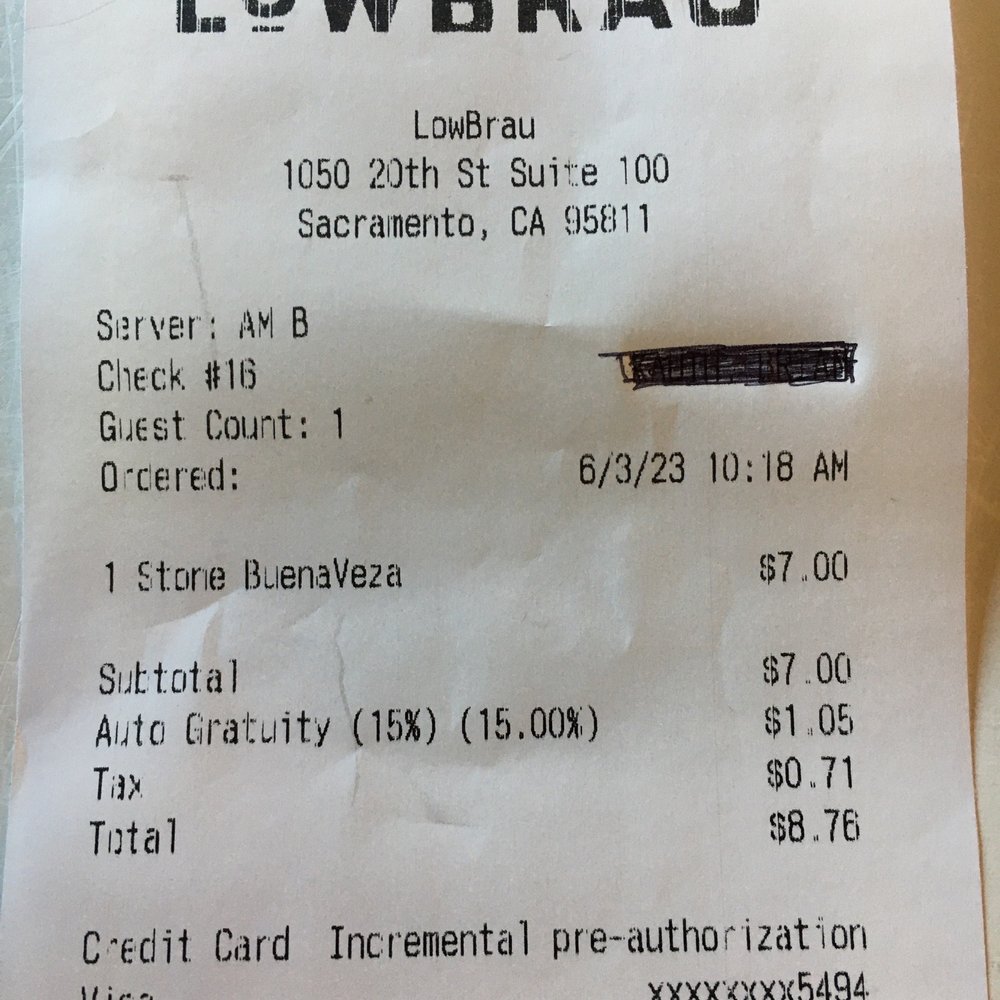 LowBrau - Auto gratuity? - German Near Me - Sacramento, California LowBrau - Auto gratuity? - German Near Me - Sacramento, California