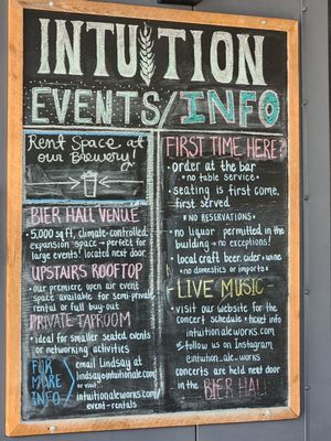 Menu photo 1 Intuition Ale Works Jacksonville, FL