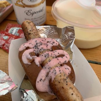 Cullum's Attaboy - Pink lady hot dog - Breakfast & Brunch Near Me - San Antonio, Texas