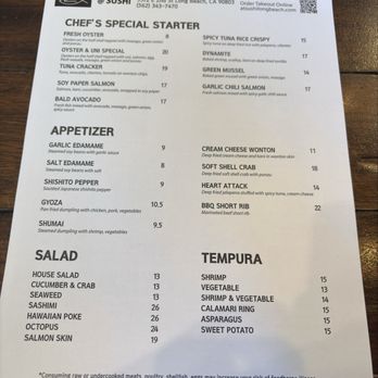 @Sushi - Menu 8/2026 - Sushi Bars Near Me - Long Beach, California @Sushi - Menu 8/2026 - Sushi Bars Near Me - Long Beach, California