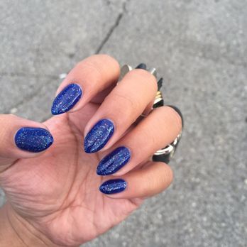 Instyle Nail Lounge - Sapphire Blue Sparkle - Nail Salons Near Me - Troy, Michigan Instyle Nail Lounge - Sapphire Blue Sparkle - Nail Salons Near Me - Troy, Michigan