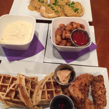 Whiskey Jax - Chicken & Waffles, Biscuits & Gravy, Parmesan Grits and Home fries. Everything was delicious! - Bars Near Me - Jacksonville, Florida Whiskey Jax - Chicken & Waffles, Biscuits & Gravy, Parmesan Grits and Home fries. Everything was delicious! - Bars Near Me - Jacksonville, Florida