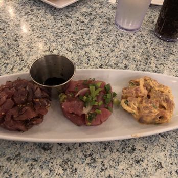Nico's Pier 38 - Poke Sampler - Seafood Near Me - Honolulu, Hawaii