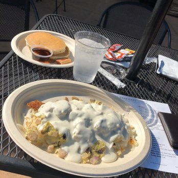 Rivers Edge Cafe - Hash scrambled. Feels like I'm back in the cafeteria. - American Near Me - Sacramento, California Rivers Edge Cafe - Hash scrambled. Feels like I'm back in the cafeteria. - American Near Me - Sacramento, California