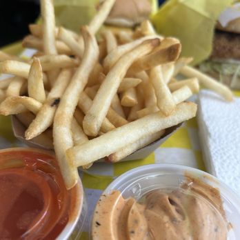 Lucky Goose - Fries, ketchup, and some boss sauce - Vegan Near Me - Albuquerque, New Mexico