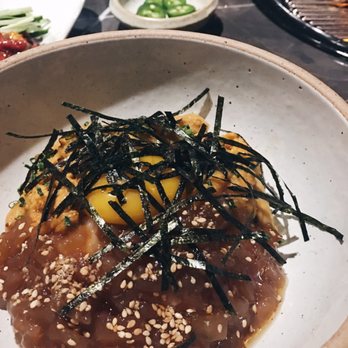 Anto - Shrimp and Uni Bibimbap - Korean Near Me - New York, New York Anto - Shrimp and Uni Bibimbap - Korean Near Me - New York, New York