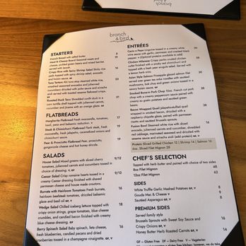 Branch & Bird - menu - Cocktail Bars Near Me - Fort Worth, Texas