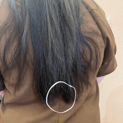 Venus Beauty Salon & Spa - Before the hair appointment.