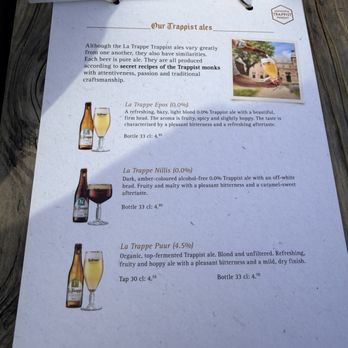 Proeflokaal La Trappe - Menu - Beer Bar Near Me - Berkel-Enschot, New Brunswick Proeflokaal La Trappe - Menu - Beer Bar Near Me - Berkel-Enschot, New Brunswick