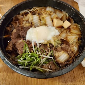 Futago Udon - beef sukiyaki - Japanese Near Me - Boston, Massachusetts Futago Udon - beef sukiyaki - Japanese Near Me - Boston, Massachusetts