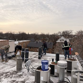 Encore Roofing and Masonry - 5mil G.A.F modified bitumen ultra white - Roofing Near Me - Chicago, Illinois Encore Roofing and Masonry - 5mil G.A.F modified bitumen ultra white - Roofing Near Me - Chicago, Illinois