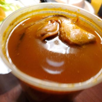 The Chicken House - Seafood soup (ton of mussels, fish, and at least 2 cherry stone clams) - Peruvian Near Me - Newark, Delaware