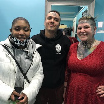 Express Yourself - This is my daughter, in the middle Ace and Our lovely Brooke who did my daughters nose piercing. - Piercing Near Me - Novi, Michigan Express Yourself - This is my daughter, in the middle Ace and Our lovely Brooke who did my daughters nose piercing. - Piercing Near Me - Novi, Michigan