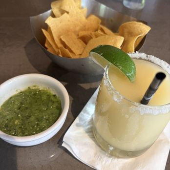 Wild Salsa - Frozen margarita with complimentary chips and salsa verde - Mexican Near Me - Dallas, Texas